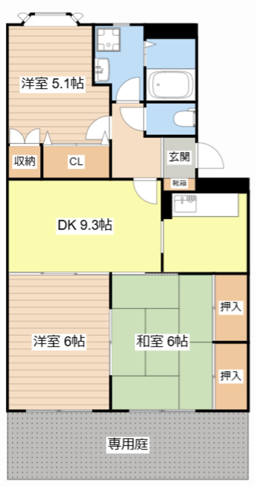 間取図 フェアーブリーズ