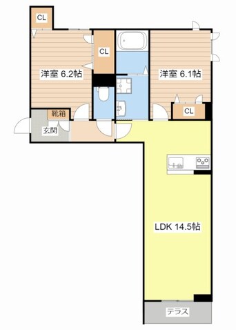 間取図 シャーメゾン　セレジェイラ