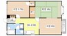 アルページュ 3DKの間取り