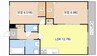 Premier ResidenceMITSUYA　Ⅰ 2LDKの間取り