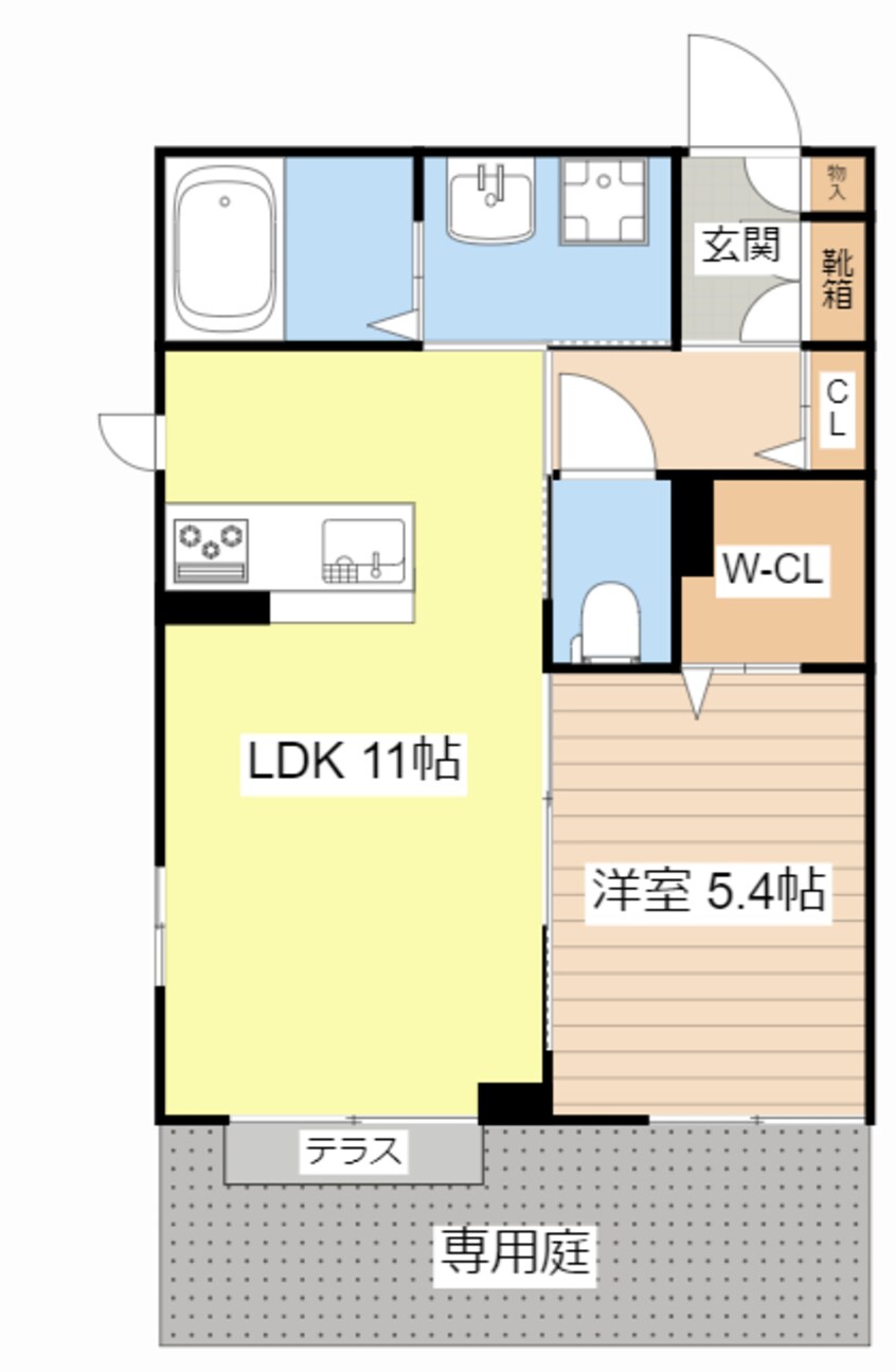 間取図 シャーメゾン　宇賀野