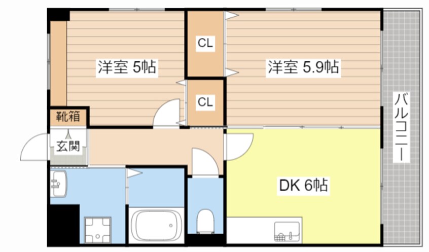 間取図 レジデンス・ジャパン３