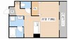クレアシオン 1Rの間取り
