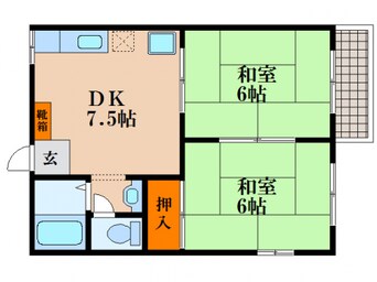 間取図 岩嶋ハイツ