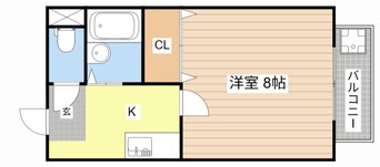 間取図 シェモア安曇川