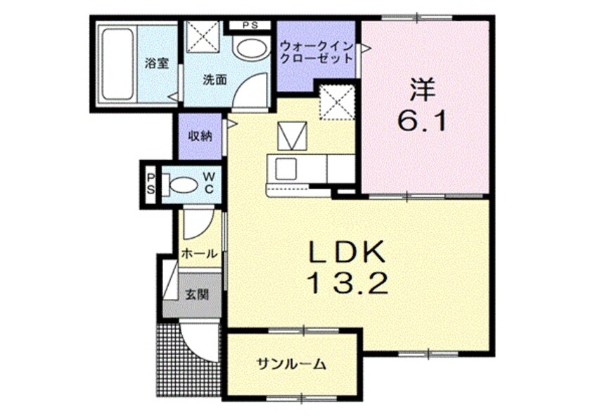 間取図 ラ　ヴェローナ