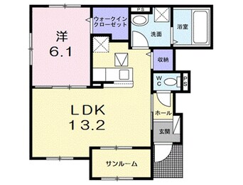 間取図 ラ　ヴェローナ