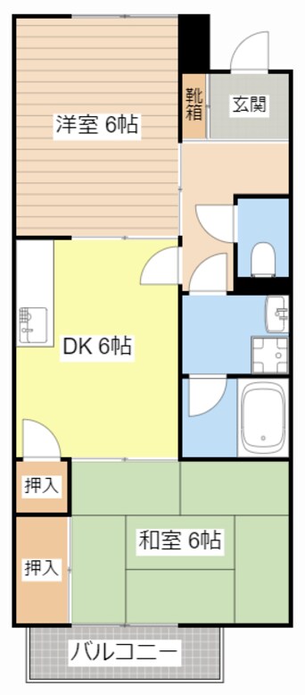 間取図 フラワーコーポSAE