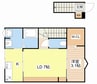 bills　颯 1LDKの間取り