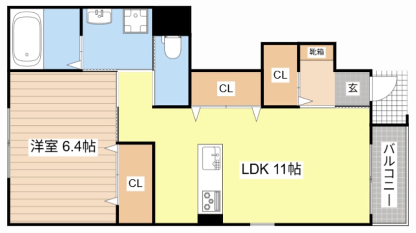 間取図 メゾン　デ　ソレール