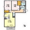 ＬＵＣＥ比叡 2LDKの間取り