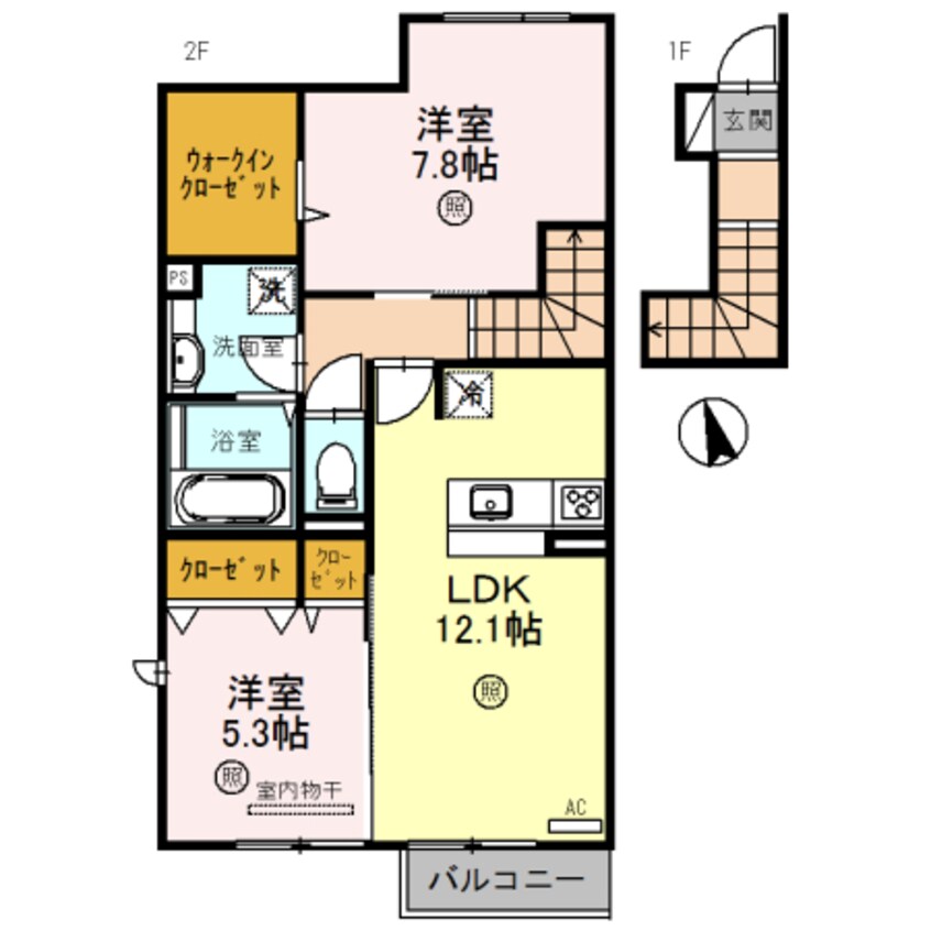 間取図 ブルームコート