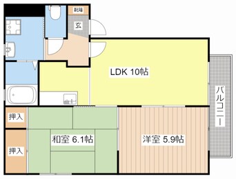 間取図 ムーン・ハイツ