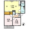 ベルヴェデール ＩＭＡＩ　Ⅰ 2LDKの間取り