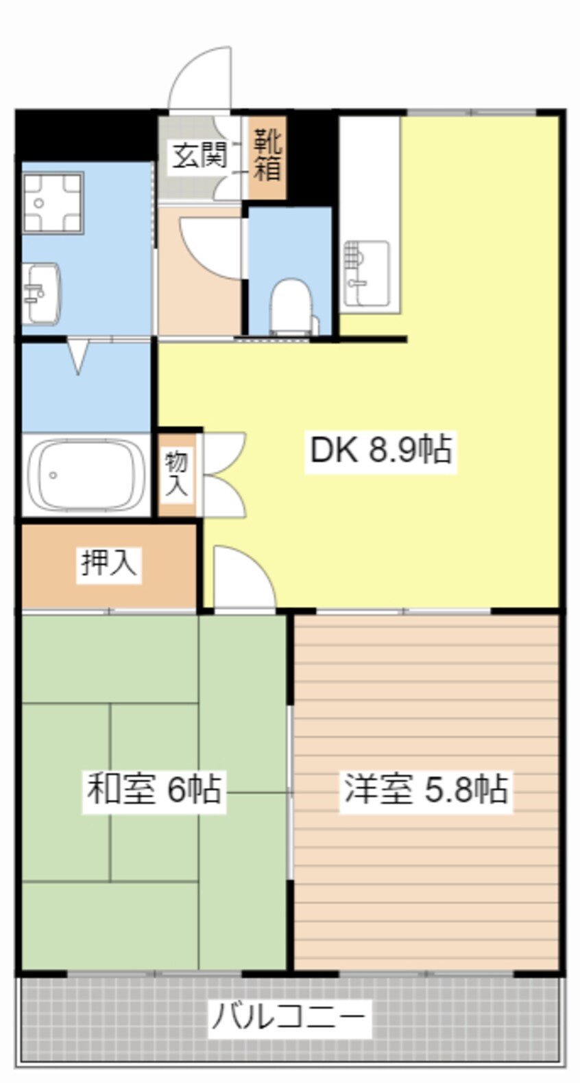 間取図 ミルキーウェイ