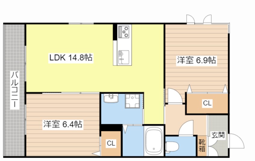 間取図 グランビュー アピア