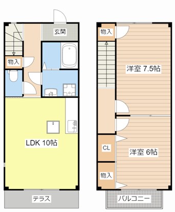 間取図 リバーサイドハイム