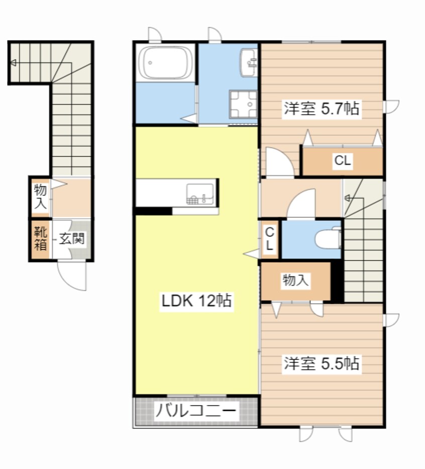 間取図 サン　メゾン