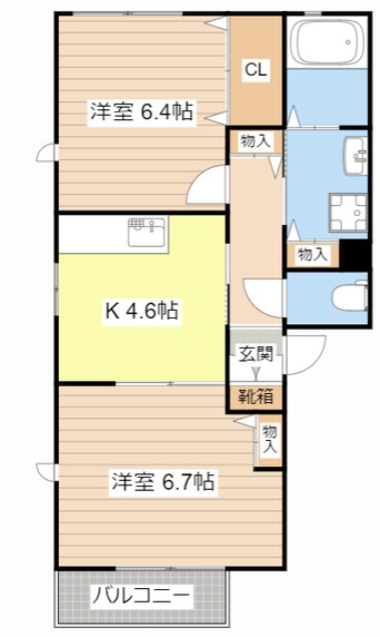 間取図 パストラルコート