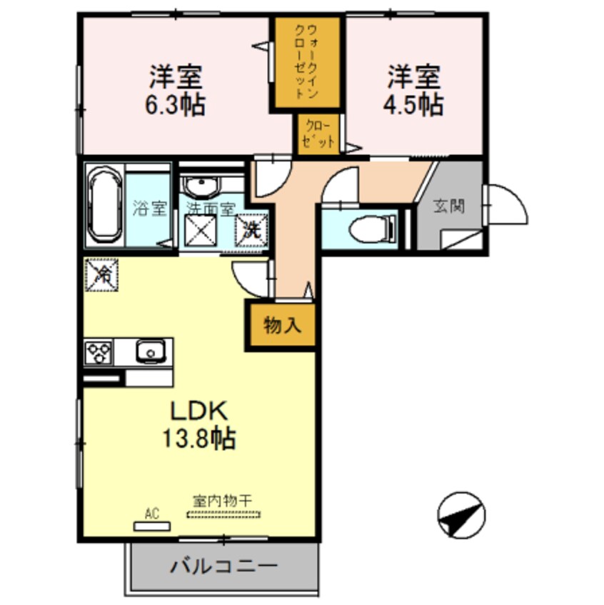 間取図 リベルタ