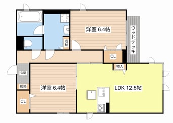 間取図 プラウ23