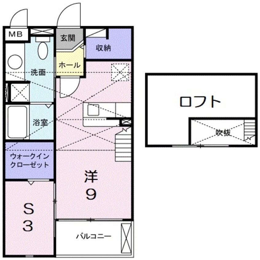 間取図 ドルミオークスⅡ