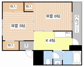 間取図 ヴィラナリー南小足Ⅱ