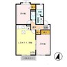 セジュール母の郷　2 2LDKの間取り