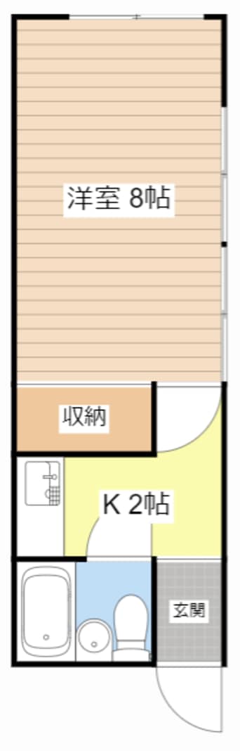 間取図 尻無ハイツ