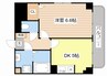 シャインローヤル 1DKの間取り