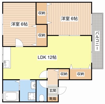 間取図 グリーン・ゼフィルス