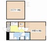 バローゼ 1Kの間取り