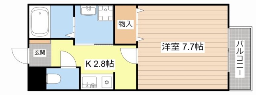 間取図 エスエスコーポ