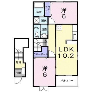 間取図 ムーン・エンブレム