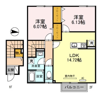 間取図 サンシャイン飛竜