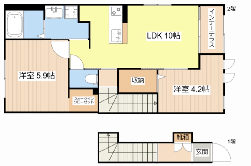 間取図 ボンヌール