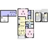 セントリーパーク 2LDKの間取り