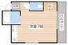 コリンドゥ草津 1Rの間取り