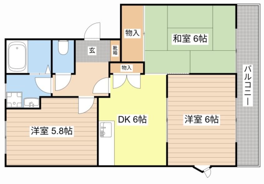 間取図 グレイス藤