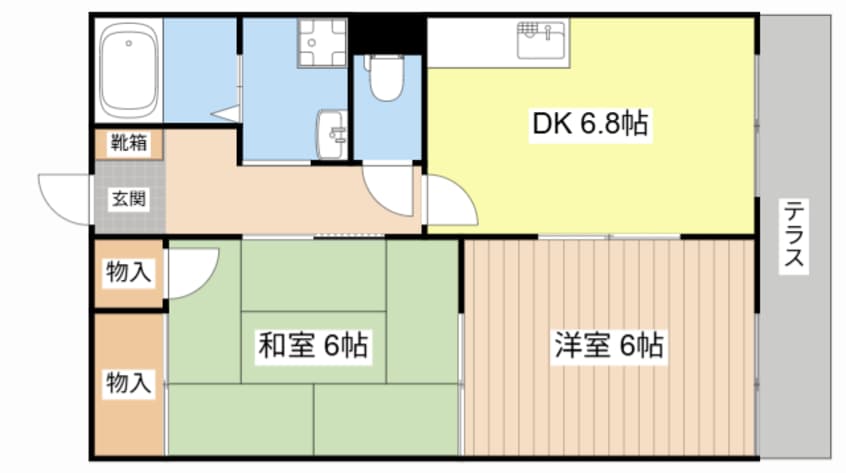 間取図 フレグランスヤス