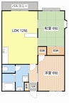 アネックスモリヤマC 2LDKの間取り