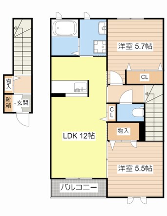 間取図 ブリリアント　ヒルズ