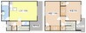 ティアラハイツ常福寺B 2LDKの間取り