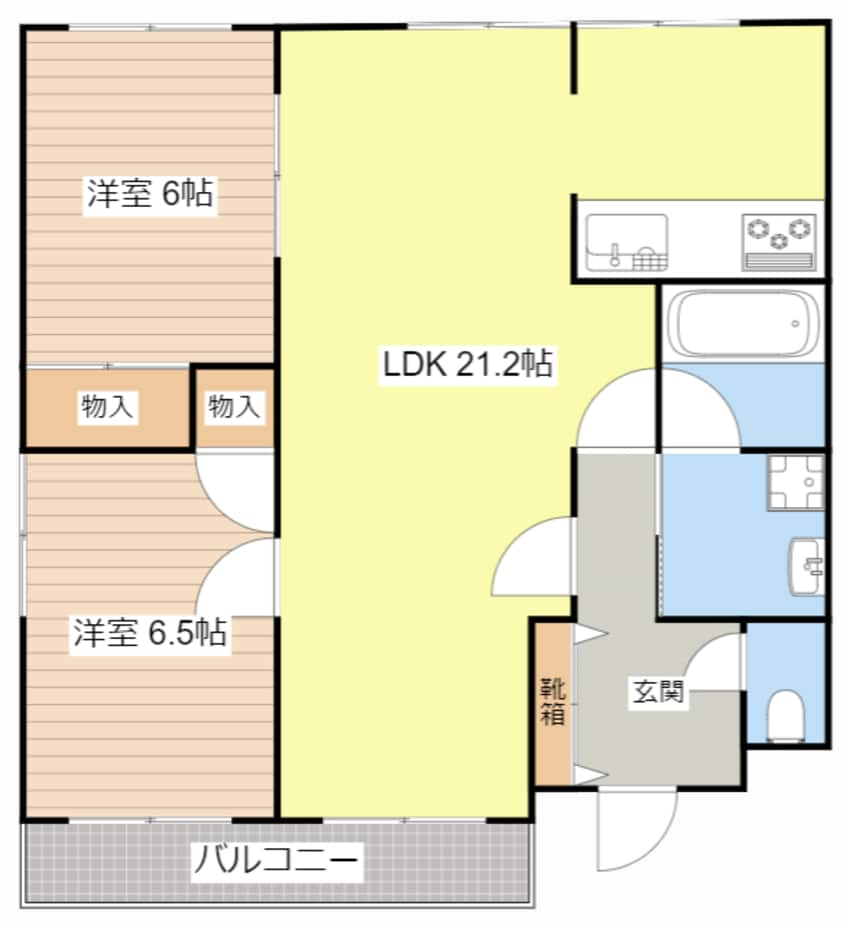 間取図 レイクランドステージ煉瓦館