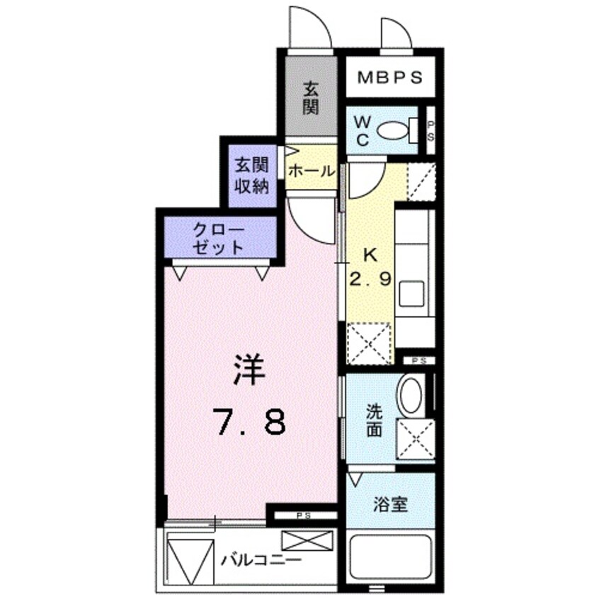 間取図 グランド　ヒル壱番館