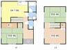 辻野ハウス　5号館 3DKの間取り
