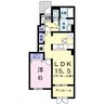 フォレストパーク・七番館 1LDKの間取り