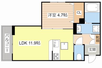 間取図 シャングリ・ラ　Ⅱ号館