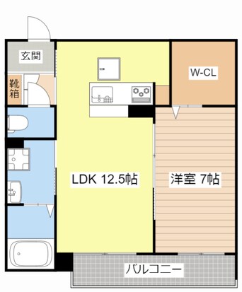 間取図 シャングリ・ラ　Ⅱ号館