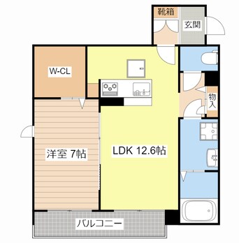 間取図 シャングリ・ラ　Ⅱ号館